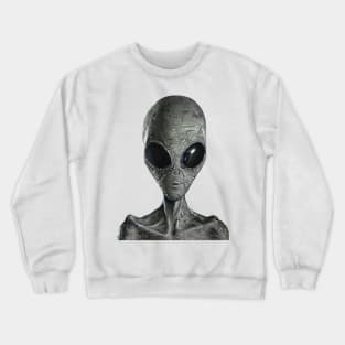 Alien Drawing Crewneck Sweatshirt